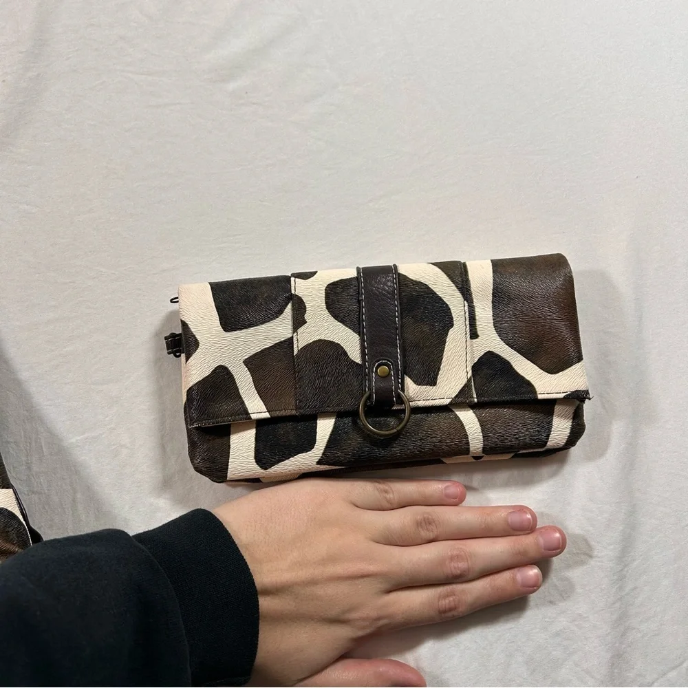 Giraffe Print Women's Bag Set - Picture 4 of 14